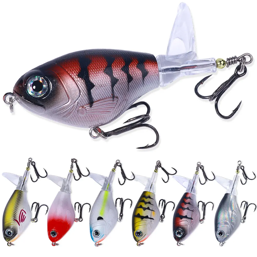 Popper topwater para lubina – Señuelo de superficie ultra realista