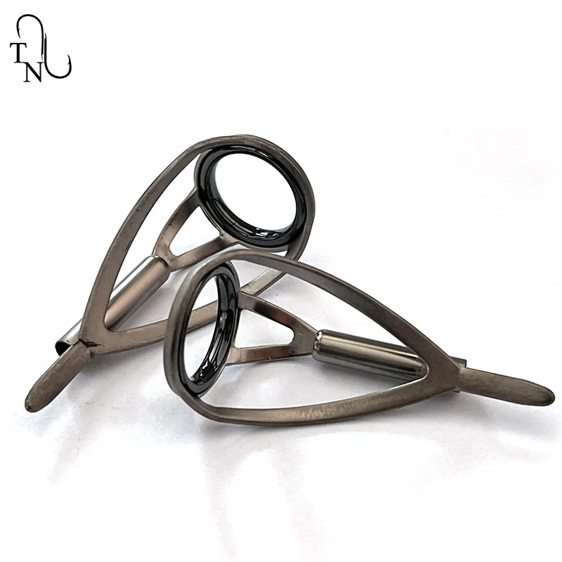 TN99 5 uds TUCRLST guías de punta de pesca construcción guías de caña de pescar anillo Kit de reparación de agua salada para accesorios de repuesto de pesca