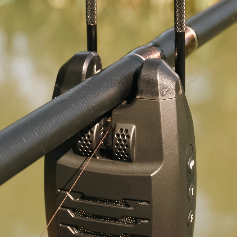 Hirisi-Juego de alarma de pesca de carpa inalámbrica, 1 + 3 juegos, indicador de alarma de mordedura impermeable, aparejos de pesca de carpa B1228, accesorios de pesca - imagen 5