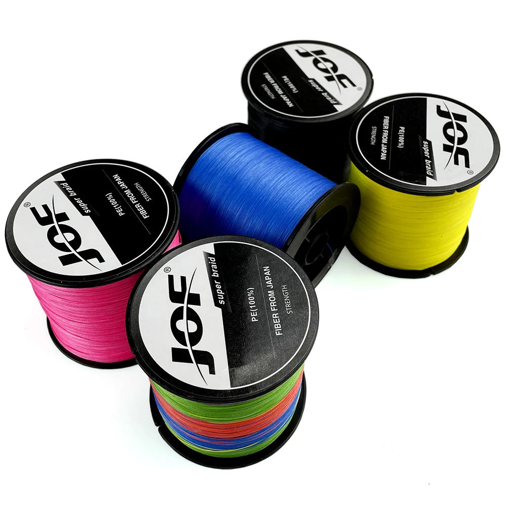 JOF-sedal de pesca trenzado de 4 hebras, multifilamento de 1000M X4 PE, sedal de pesca en arroyo de campo, pesca en lago, pesca en agua salada - imagen 4