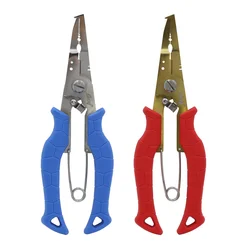 Alicates de pesca potentes, línea de pesca de corte multifuncional, Extractor de anzuelos de Control de peces, herramientas de pesca profesionales, 1 ud.