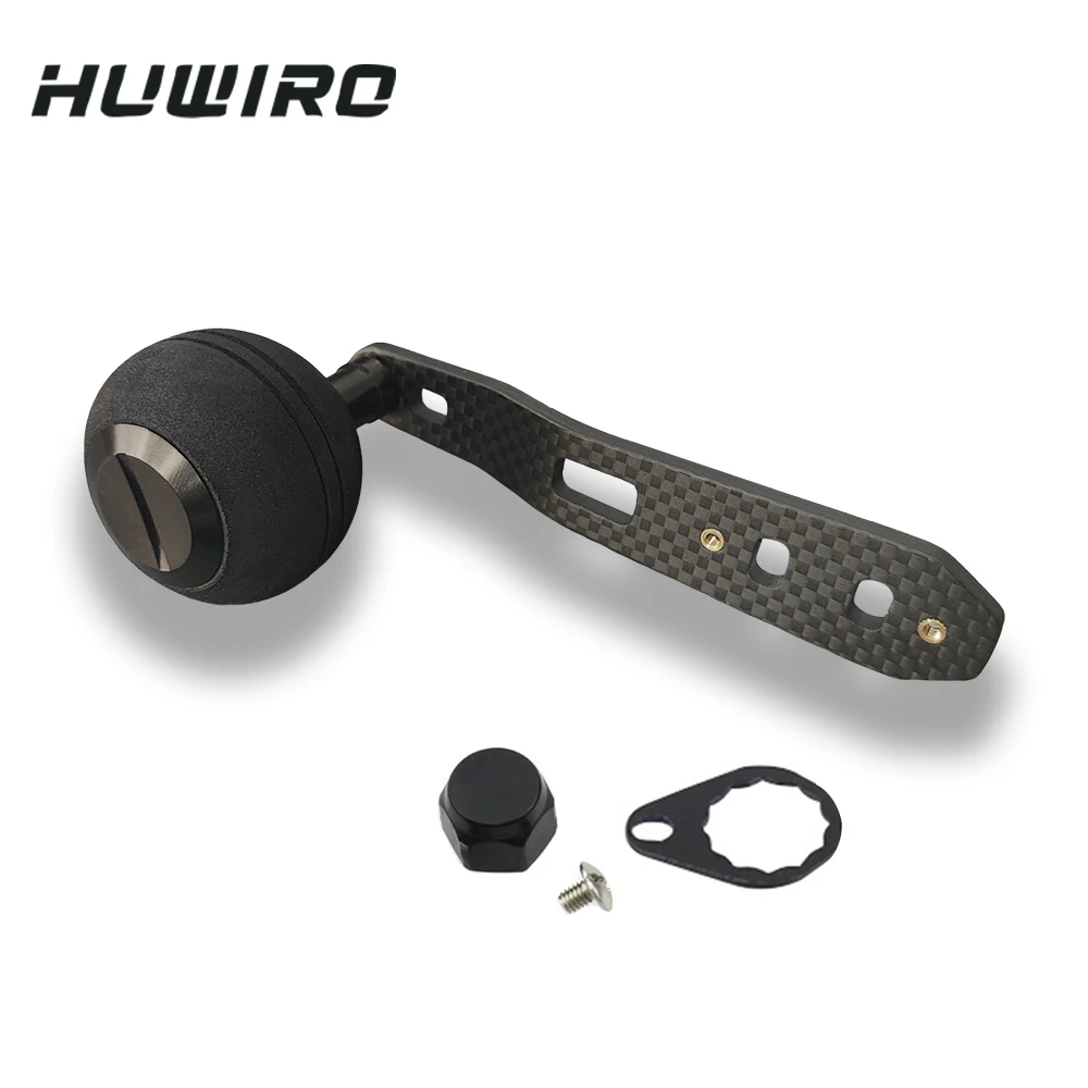 Carrete Baitcasting fibra carbono con mango EVA para pesca de atún