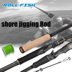 Caña Shore Jigging Rollfish – Carbono travel giratoria PE