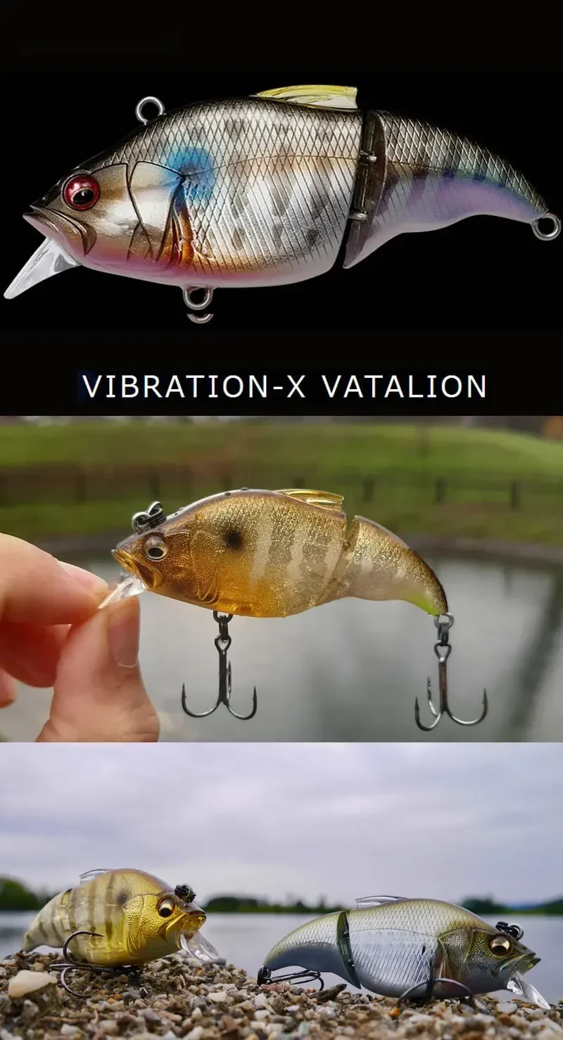 Experimente la emoción de la pesca con vibraciones-x VAtalion diseñado tanto para el estilo como para el rendimiento