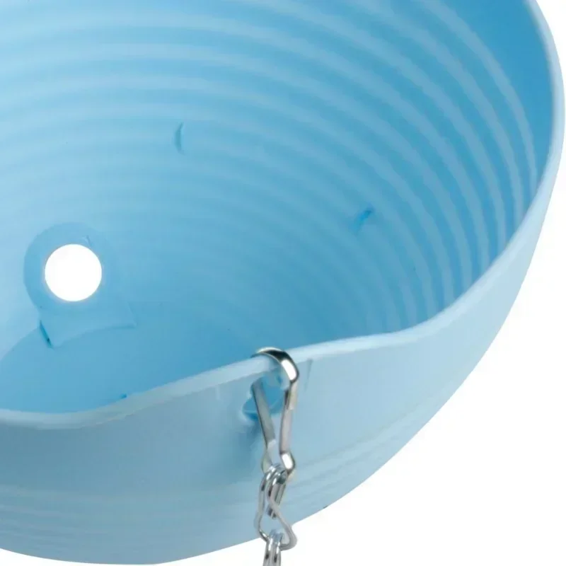 Maceta de resina gruesa de plástico para colgar flores, cesta de cadena, soporte para macetero, accesorios, suministros de jardín, tipo colgante - imagen 3