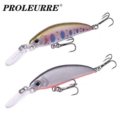 Señuelo minnow 7cm hundido lento – Movimiento realista para peces pequeños