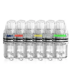 Indicador LED de plástico duradero para atraer peces, herramientas de pesca intermitentes, lámpara de pesca nocturna, señuelo impermeable, cebo bajo el agua