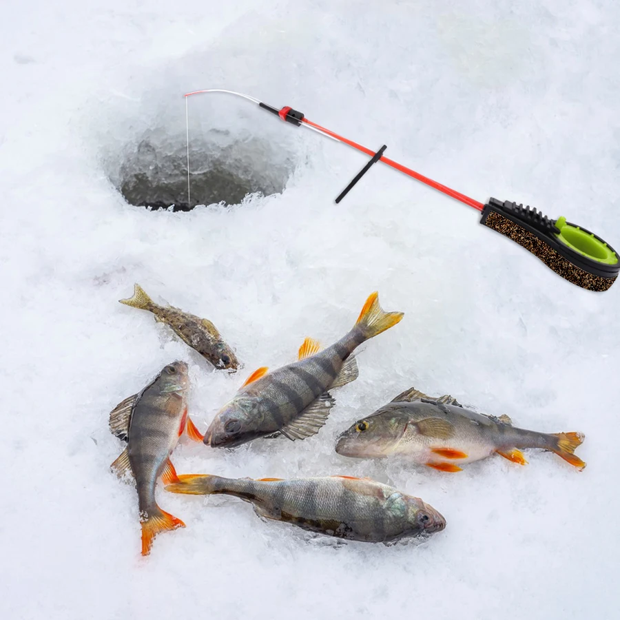 Caña de pesca en hielo FTK desmontable de plástico ABS impermeable - imagen 5