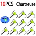 10pcs Chartreuse