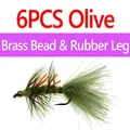 6pcs Br Ru Olive