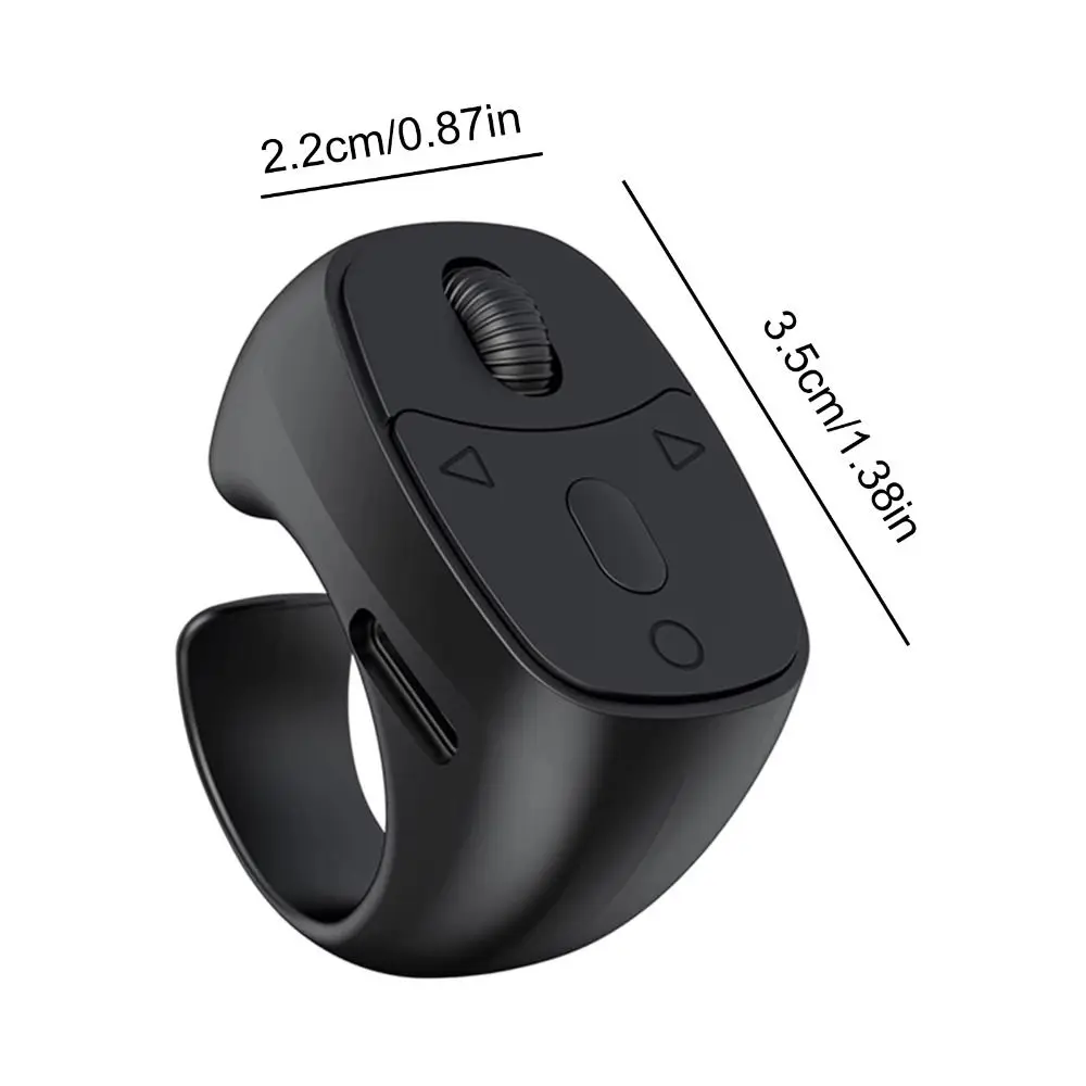 Turner de página inalámbrico con Bluetooth, anillo recargable por USB, Control remoto para iPhone, Android, iPad, controlador Kindle - imagen 5
