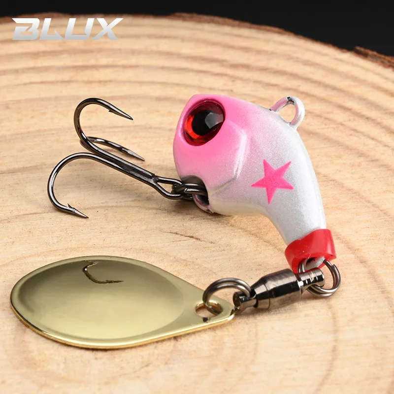Blux Cyclone Tail Spinner – Señuelo shad vibrador para lubina - imagen 5