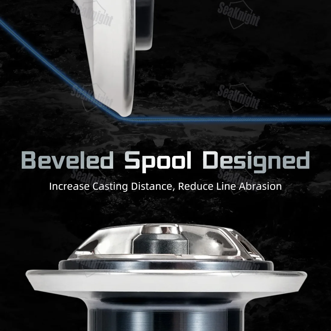 Carretes de pesca SeaKnight marca SANGE 5,2: 1/4,9:1 relación de engranaje 8BB 4-13KG potencia de arrastre carrete giratorio de cuerpo ultraligero para pesca - imagen 2