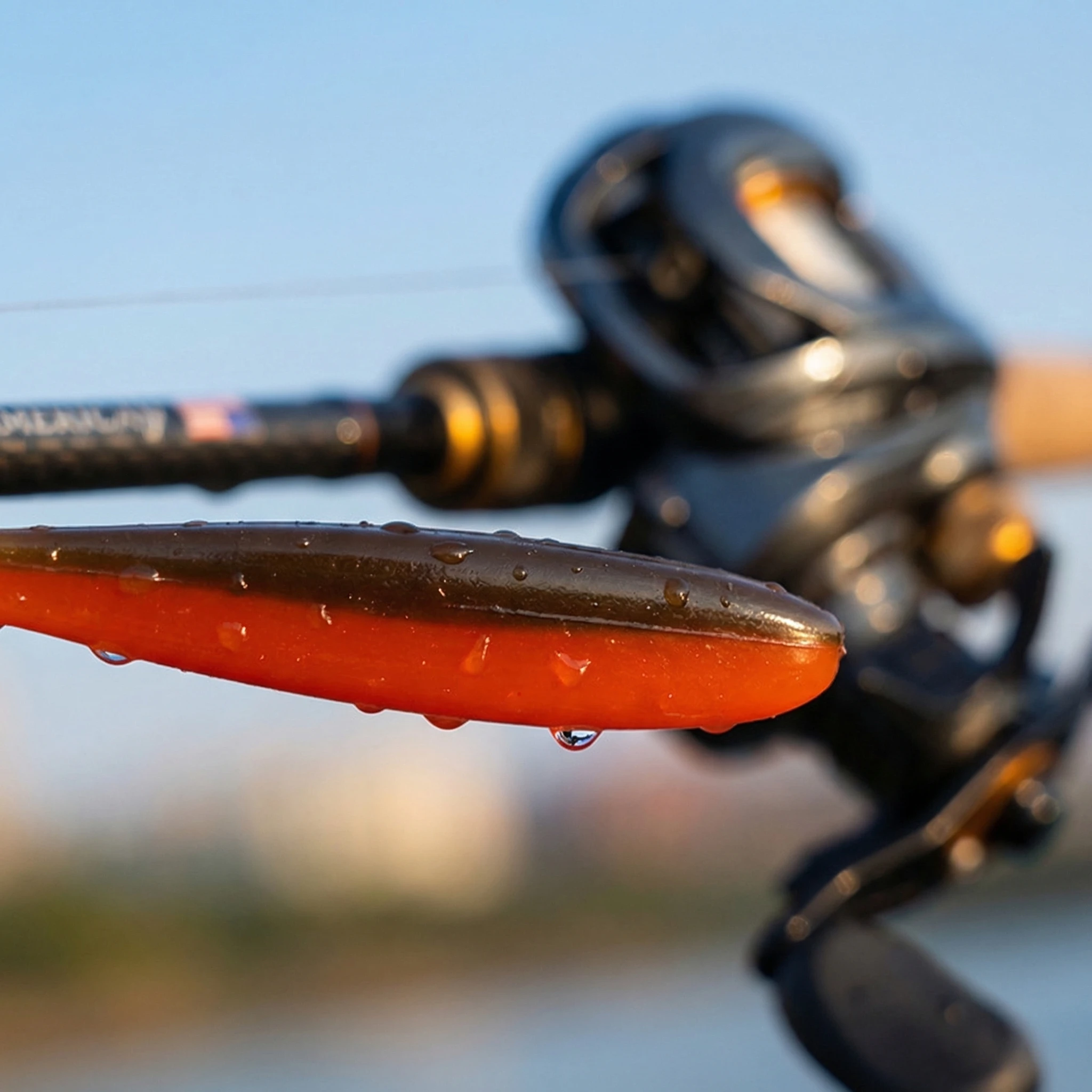 Señuelos blandos cola en T – Micro swimbaits de silicona para perca - imagen 5