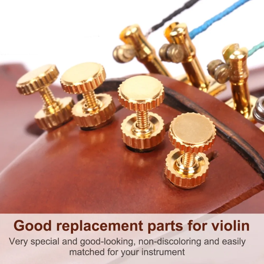 Clavijas de Afinación Fina para Violín – Acabado Oro Brillante - imagen 4