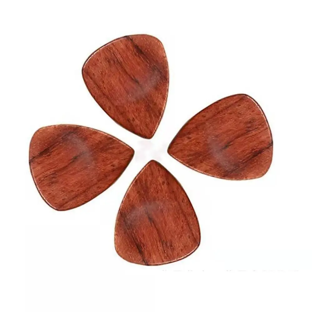 Púas de guitarra acústica de madera, 1 piezas, ukelele Plectrum, púas de forma de corazón, púas de guitarra eléctrica, se pueden perforar, colgante, regalo - imagen 4