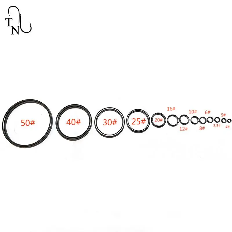 Anillo de guía de pesca TN94 LS SIC, kit de reparación de repuesto DIY, anillo interior redondo, accesorios de aparejos de pesca, varilla, ojo, anillo de guía suave - imagen 3