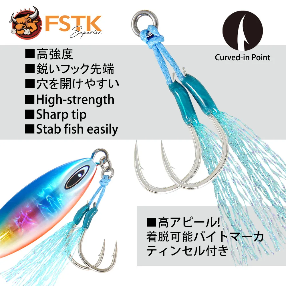 Señuelo de Pesca de Metal, plantilla de lanzamiento lento, 7, 15, 20, 30G - imagen 3