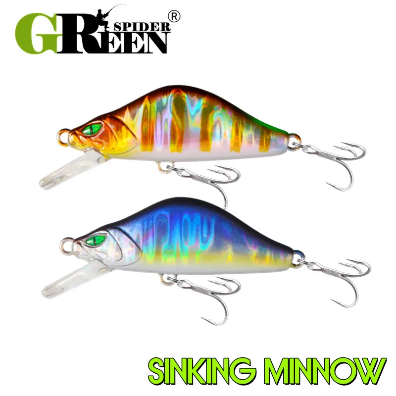 43mm 5,5g hundimiento Minnow Mini señuelo duro señuelo de pesca Artificial Wobblers Crankbait trucha cebo