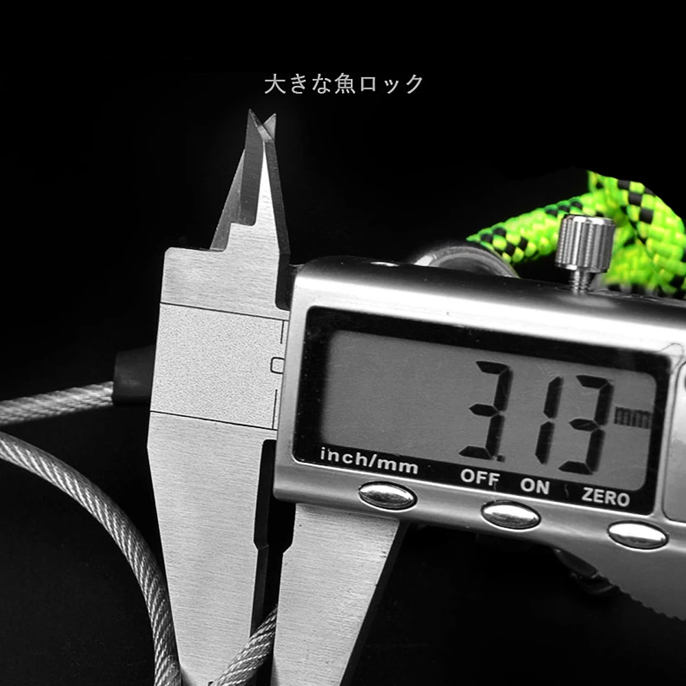 Broches de acero inoxidable para pesca, hebilla de bloqueo de 5M para aparejos de peces vivos de mar gigante, accesorio de cadena, flotadores, cinturón de señuelo de lubina - imagen 5