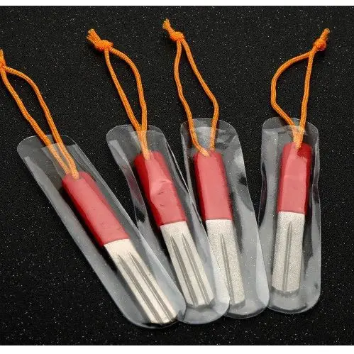 Lima de gancho de alta gama, aparejos Ilure, herramienta de pesca con mosca, gancho suave, ganchos de molienda, rallador, doble ranura - imagen 3