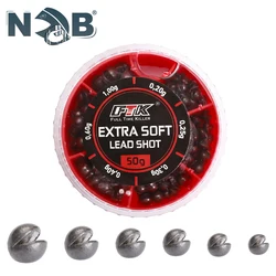 Plomos Split Shot NGB Micro – Extraíbles para pesca a mosca y hielo