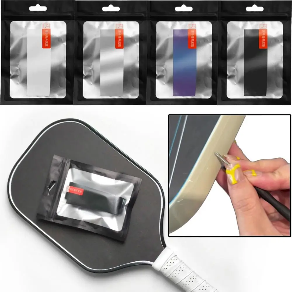 Pegatina de protección de raqueta de Pickleball Multicolor, cinta protectora de raqueta resistente al desgaste de 2,6/2,8 cm, cinta de encuadernación de pintura antiperforación
