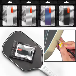 Pegatina de protección de raqueta de Pickleball Multicolor, cinta protectora de raqueta resistente al desgaste de 2,6/2,8 cm, cinta de encuadernación de pintura antiperforación