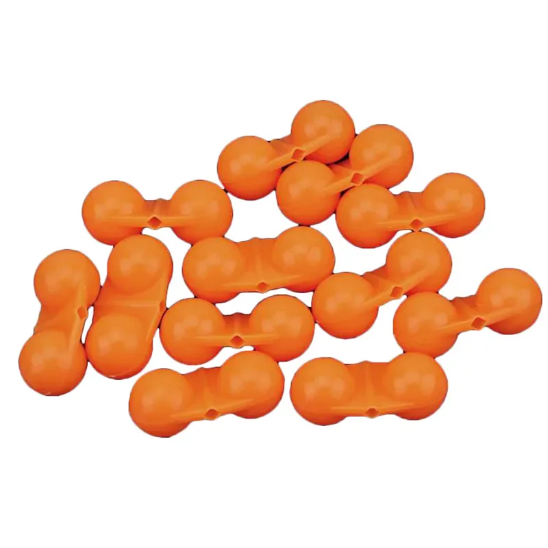 WEIHE 10 Uds pesca de carpa campanas de caña de plástico verde anillo doble campana de alarma de pesca - imagen 4