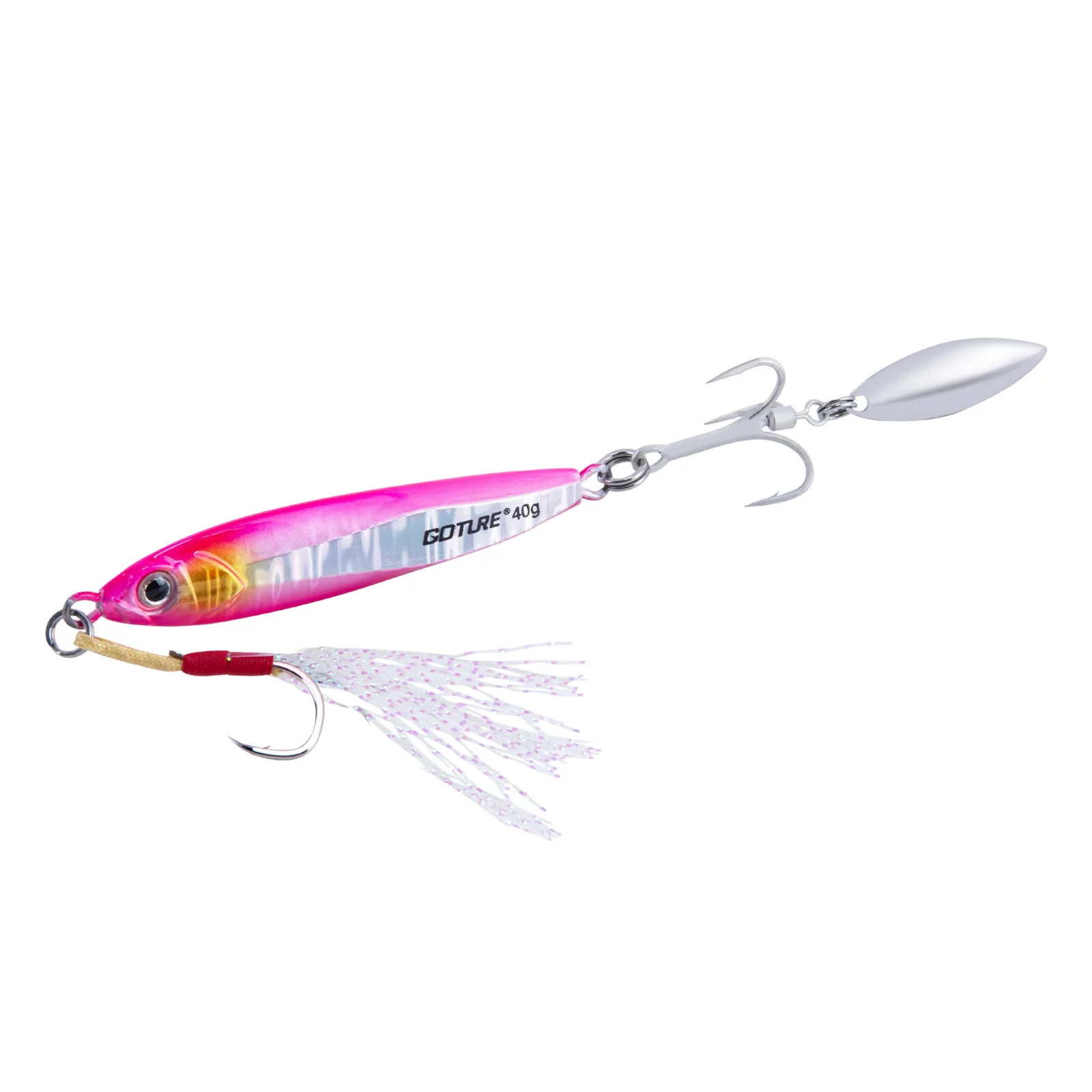 Goture Metal Jig con cuchilla giratoria – Agua salada y dulce