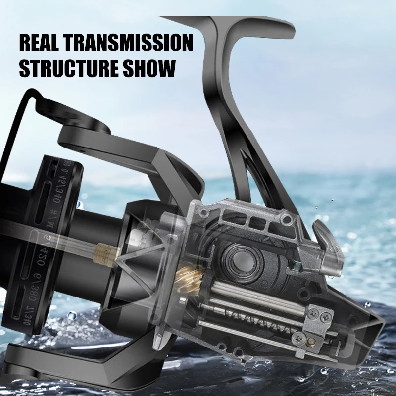 Carrete de Jigging de agua salada Mavllos Paladin, relación 5,7:1, arrastre 20kg, 5 + rodamientos, carrete giratorio de pesca de atún de tiro largo anticorrosión - imagen 5