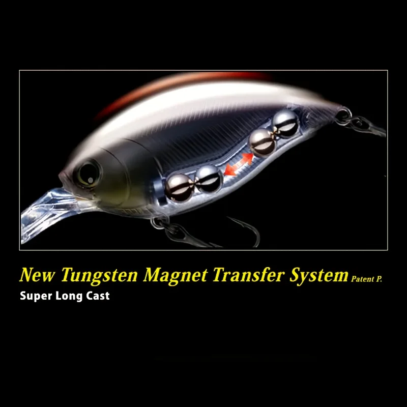 Señuelo de pesca Crankbait, cebos duros artificiales, Jerkbait Wobbler, aparejos de pesca de agua salada, cebo de manivela de lengua larga, 12mm, 20g, 2 uds. - imagen 2