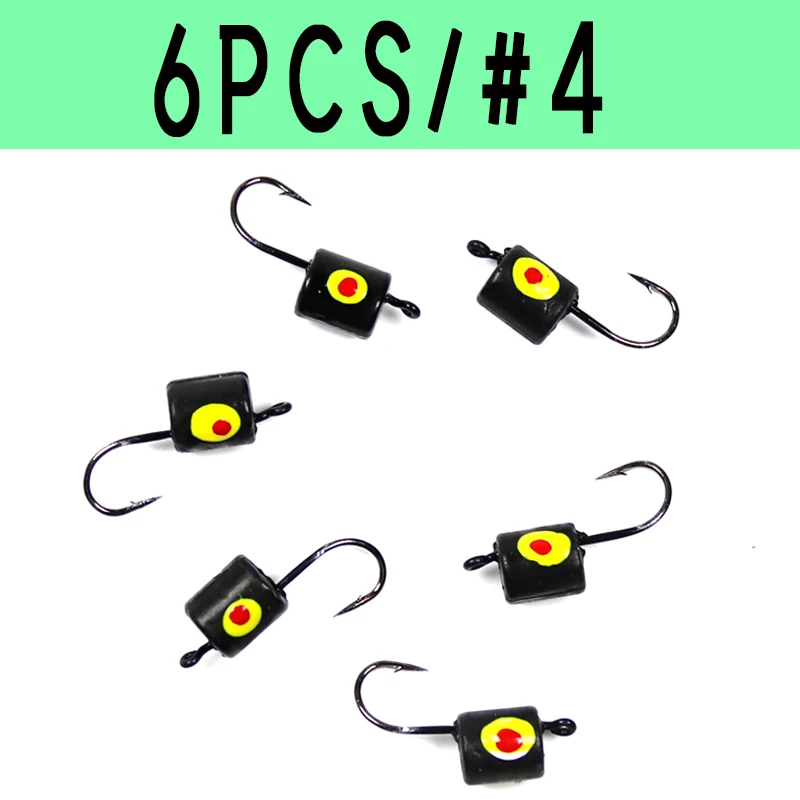 6pcs black