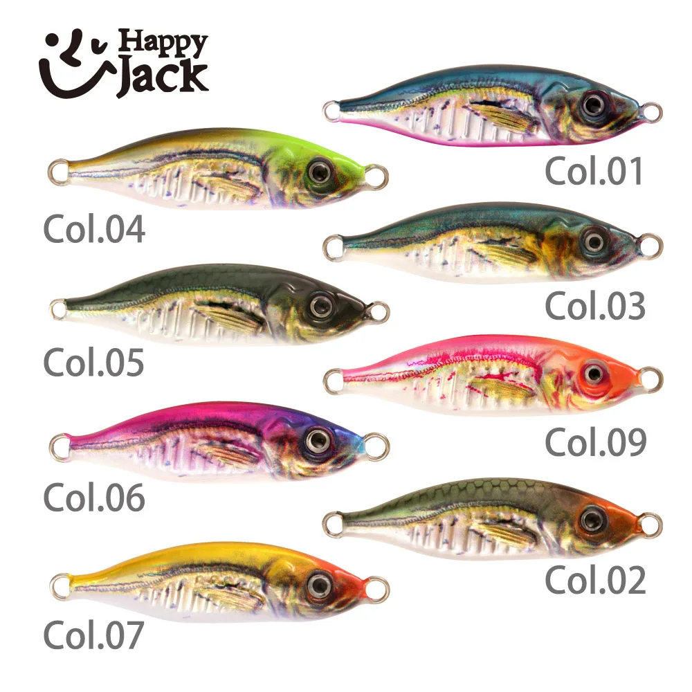 Happyjack Jig metal láser 3D micro lento para trucha y pesca marina - imagen 4