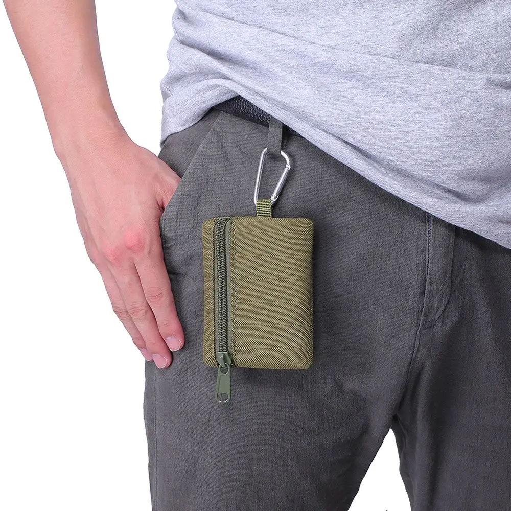 Con mosquetón bolsa de herramientas de viaje bolsa para teléfono móvil bolsa para cinturón cartera impermeable bolsa con cremallera monedero riñonera - imagen 3