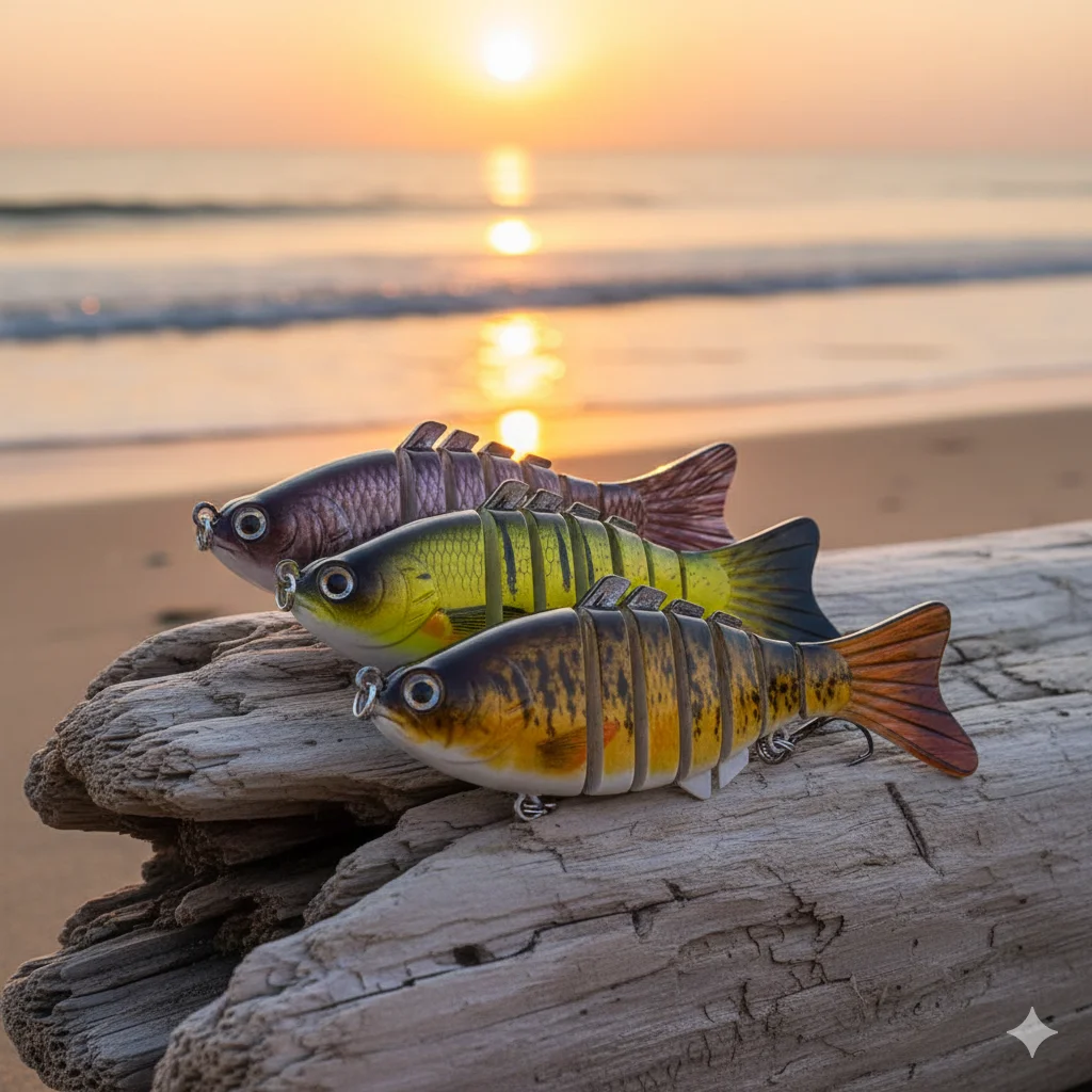 Señuelo Articulado Varios Segmentos – Pesca Marina con Anzuelo - imagen 5