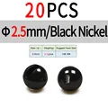 2.5mm 20 Black N