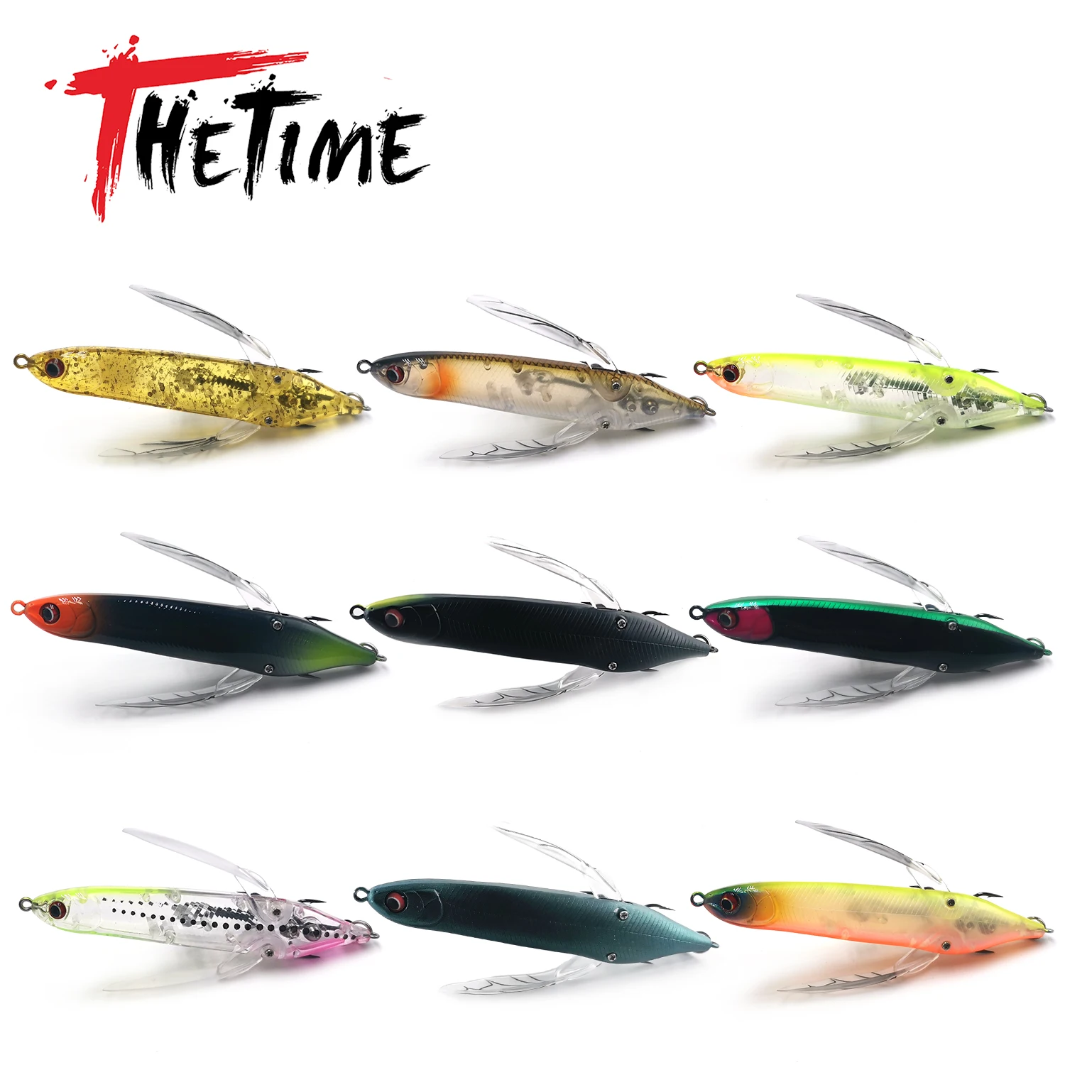 2023 nuevo Dragonfly Topwater Crawler Bait 80mm 6,5g Artificial Superficial Buzzbait Popper lápiz Stickbait señuelo para Bass Fish - imagen 4