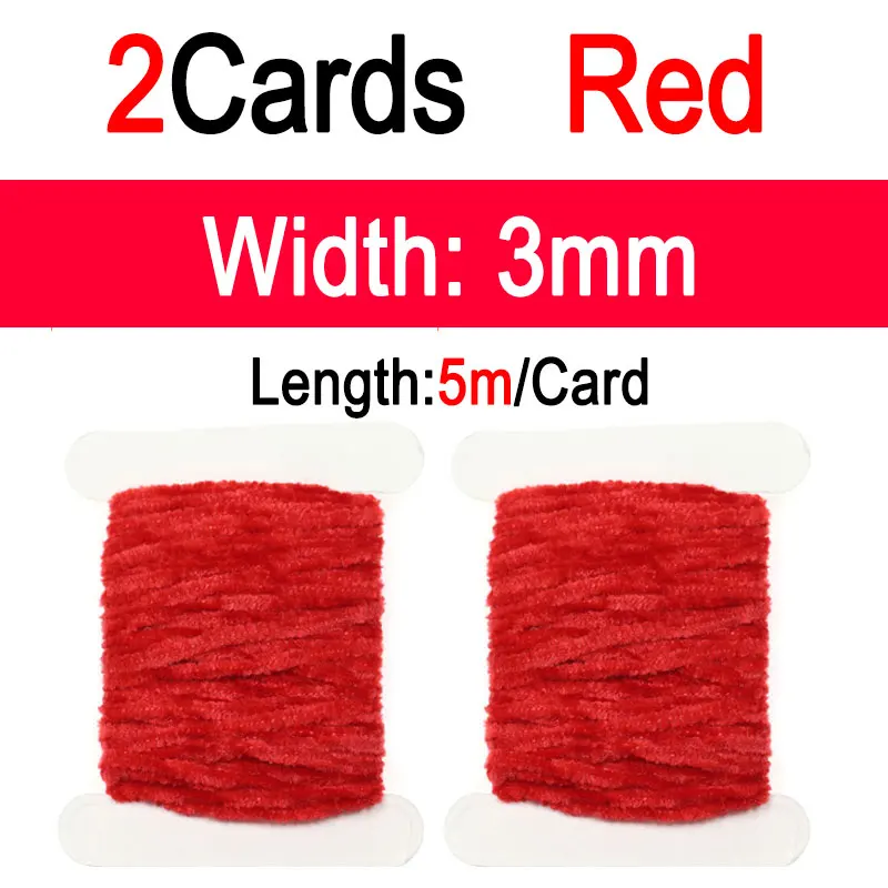 2pcs Red 3mm