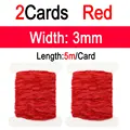 2pcs Red 3mm