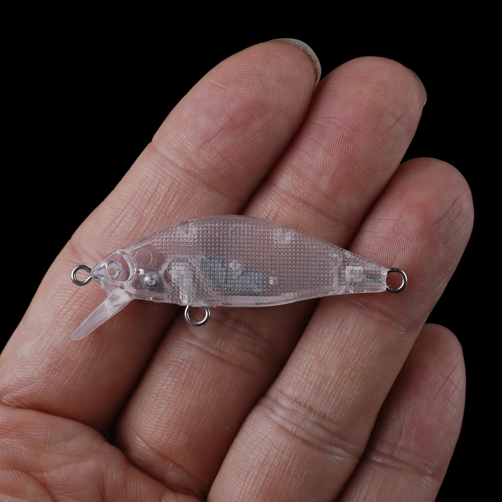 Chan'sHuang 20 piezas cebo en blanco sin pintar 50mm 3,8g labio poco profundo Crankbait sonajeros flotantes DIY señuelo de pesca Artificial hecho a mano - imagen 5