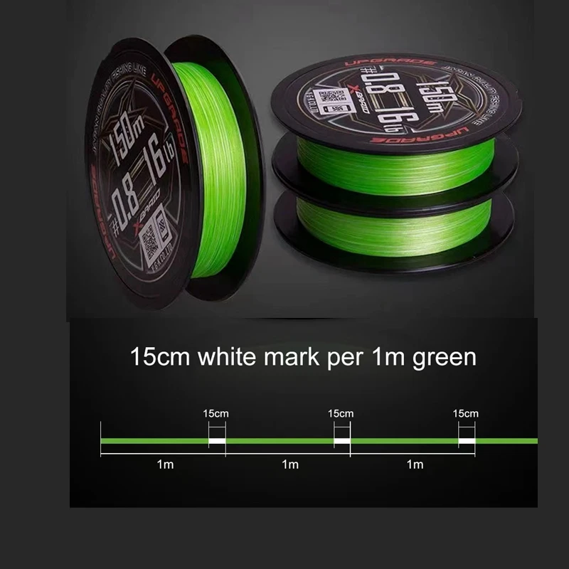 100% Original YGK X-BRAID actualización X8 sedal de pesca 8 hebras súper calidad 14LB 16LB 40LB 60LB 150M/200M Japón mar pesca PE línea - imagen 4