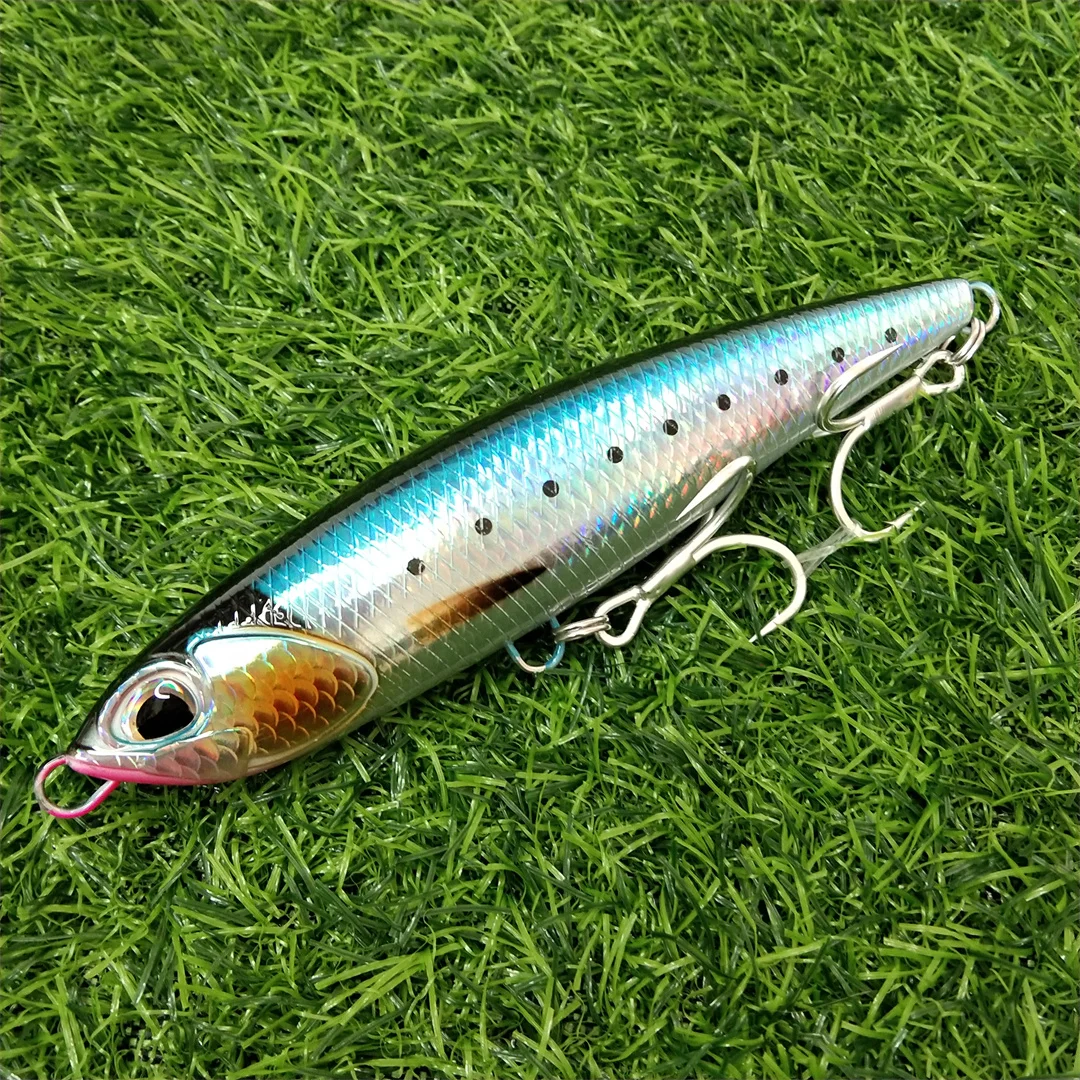 Swolfy, 1 unidad, 14,5 cm, 70g, aparejos de Pesca hundidos, señuelo tipo lápiz, Pesca, agua salada, cebo duro de agua dulce, cebo Artificial de buceo profundo - imagen 2