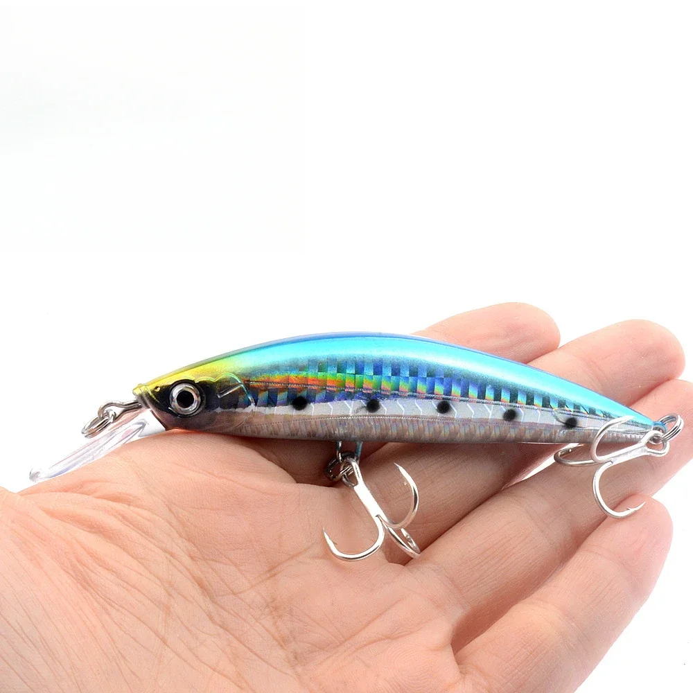 Señuelos de pececillo de hundimiento pesado, 108mm, 33g, cebos duros artificiales de fundición larga, lubina, trucha, Swimbait, Pesca Wobbler, accesorios de Pesca - imagen 5