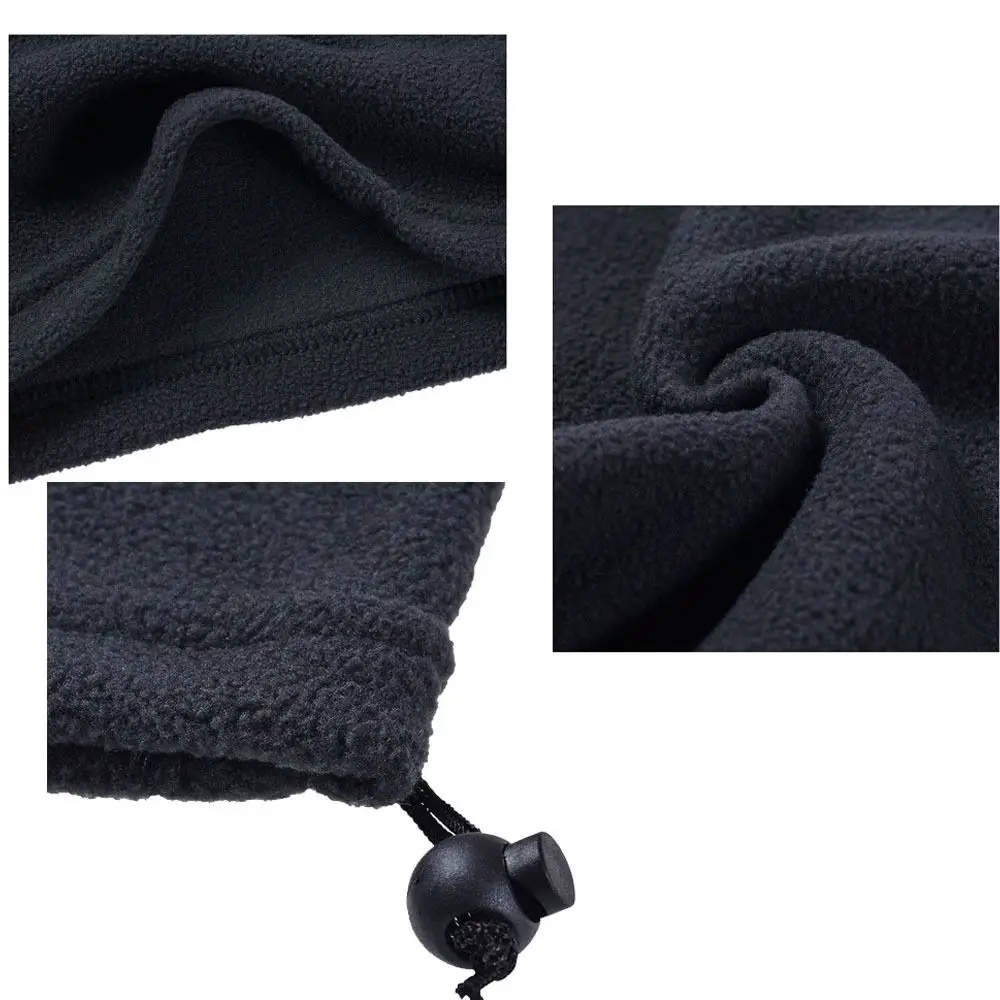 Bufanda térmica cálida para el cuello para exteriores, envoltura circular, gorro calentador de cuello cálido para invierno, chal grueso - imagen 4