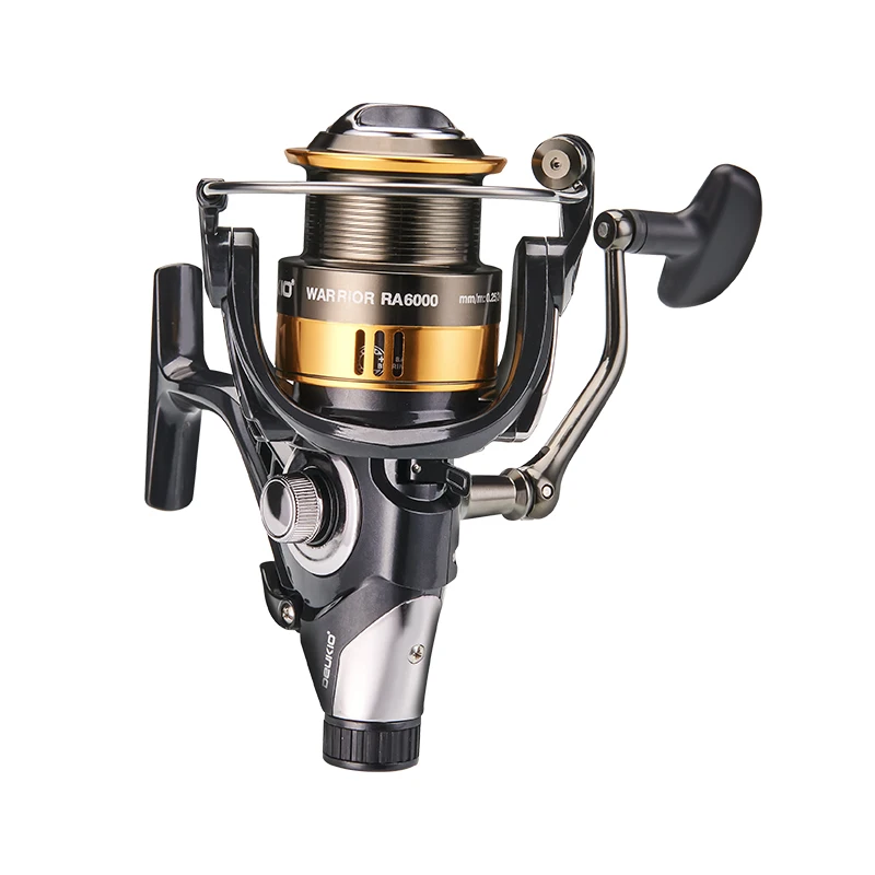 Dewco 3000-6000 carrete agua salada doble arrastre metal - imagen 3