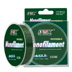 Leader Fluorocarbono Invisible 100m Superfuerte