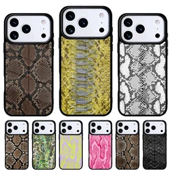 Funda iPhone estampado piel serpiente 17 Air 16e 15 14 13 Pro Max