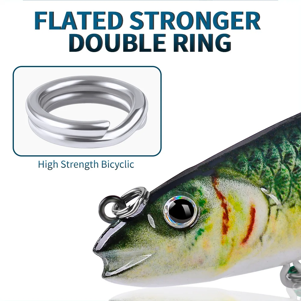 PRO BEROS-señuelo de pesca Artificial, cebo duro articulado múltiple, Swimbait Pike Wobblers Crankbait, Isca 8 segmentos, 21g - imagen 4