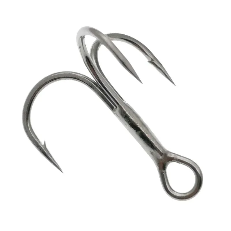 5 unids/caja 3x fortalecer gemelos súper fuertes aleación de acero señuelo afilado anzuelo triple 6 #   8 #   10 #   12 #   Caja de pesca con anzuelo para aparejos de pesca - imagen 3